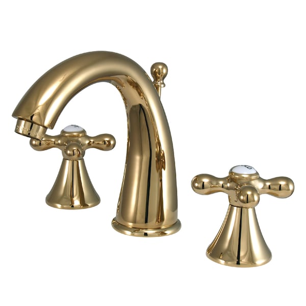 Kingston Brass 8" Widespread Bathroom Faucet, Polished Brass KS2972AX - main